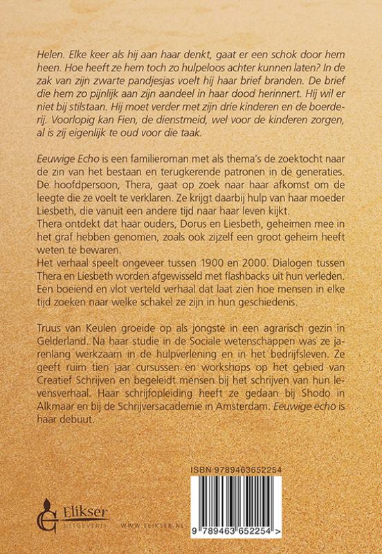 Achterkant van Eeuwige echo