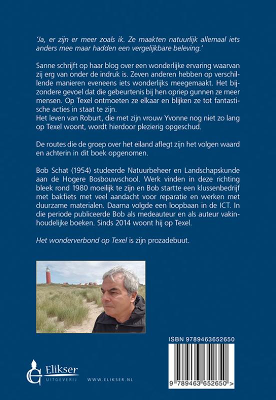 Achterkant van Het Wonderverbond op Texel