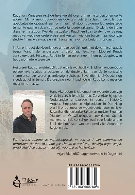Achterkant van Nederlander vermist