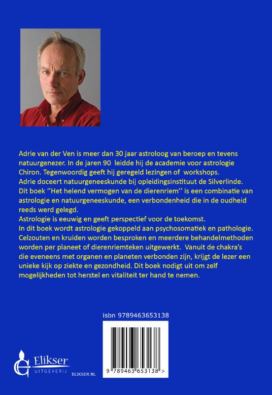 Achterkant van Het helend vermogen van de dierenriem