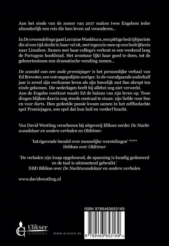 Achterkant van De vreemdelinge en de oude premiejager
