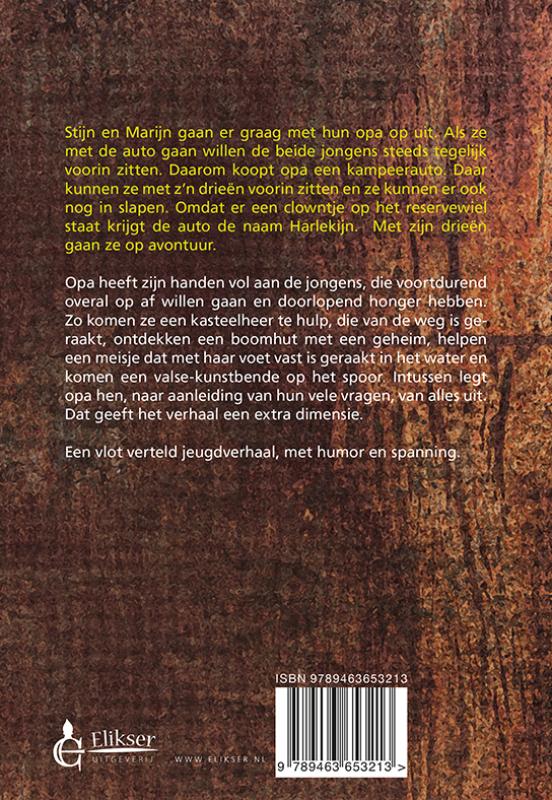 Achterkant van Stijn, Marijn en de Harlekijn