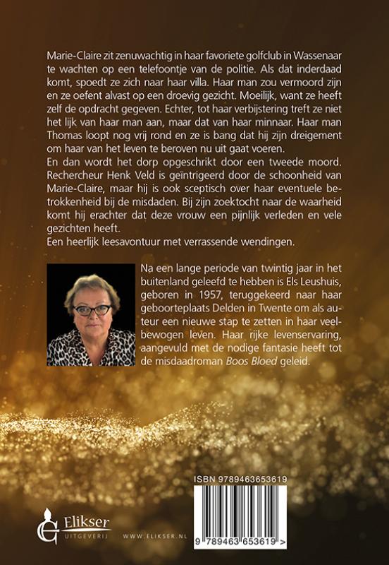 Achterkant van Boos bloed