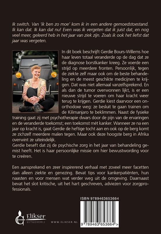 Achterkant van Dwars door de berg
