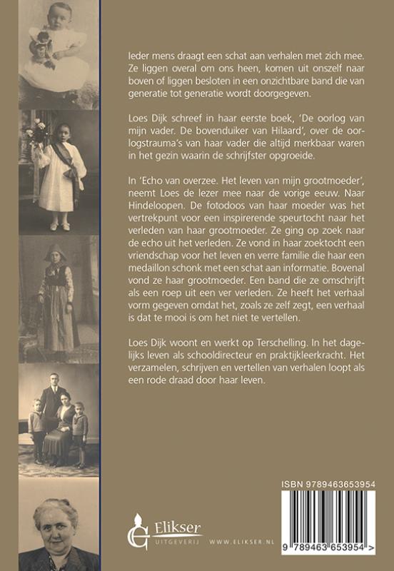 Achterkant van Een echo van overzee