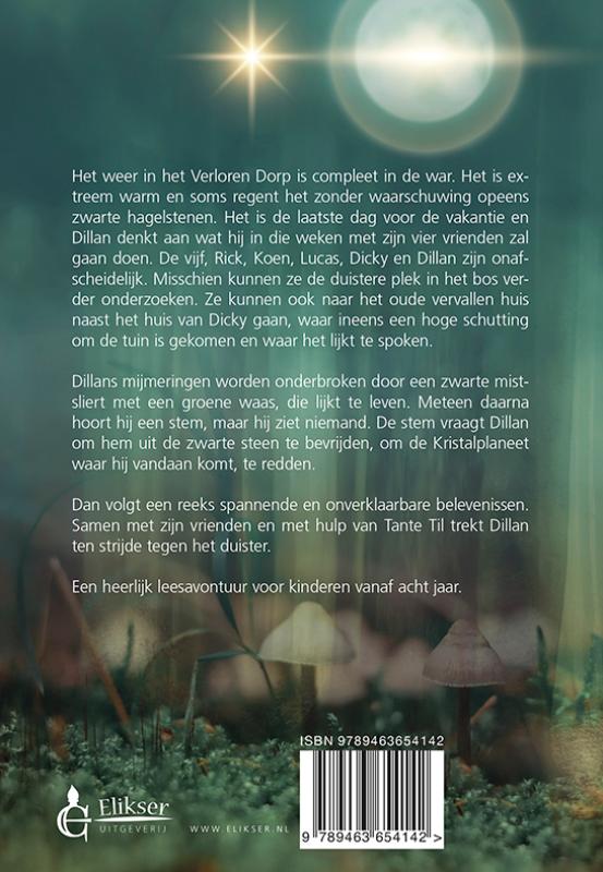 Achterkant van Het mysterie van de Kristalplaneet