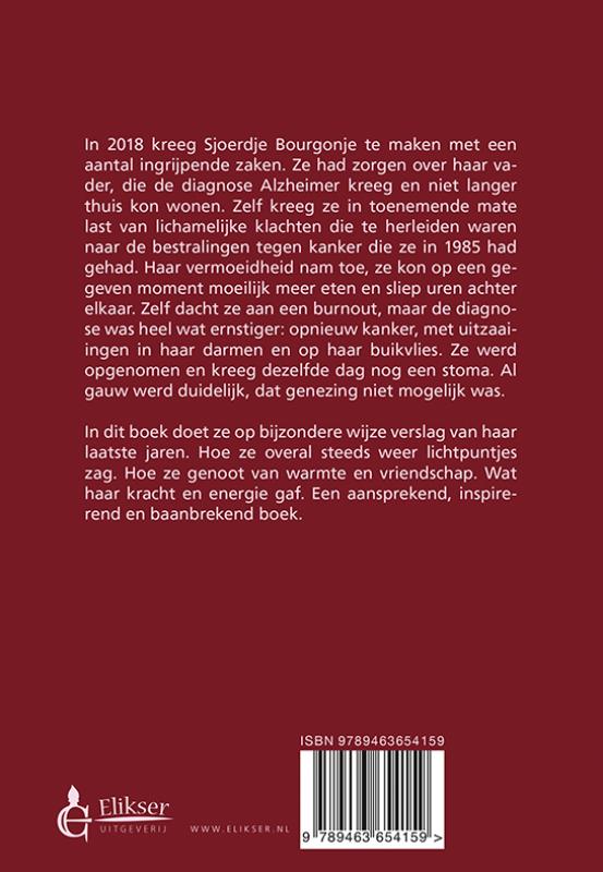Achterkant van Kanker op mijn bagagedrager