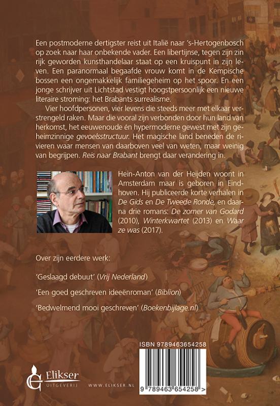 Achterkant van Reis naar Brabant