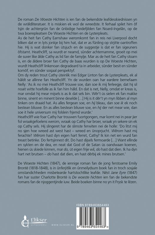 Achterkant van De woeste hichten
