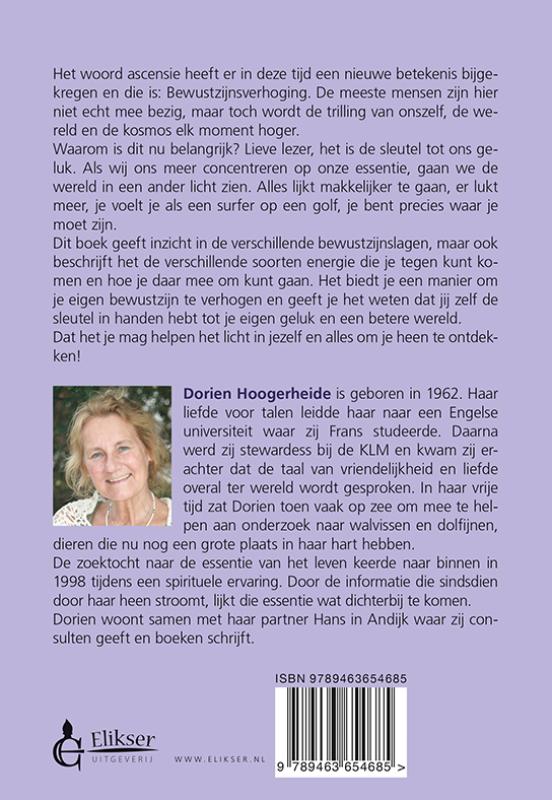 Achterkant van Ascensie - Samen naar een hoger bewustzijn