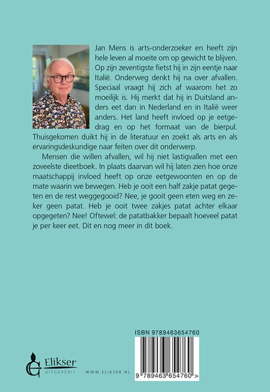 Achterkant van Eet je bord niet leeg