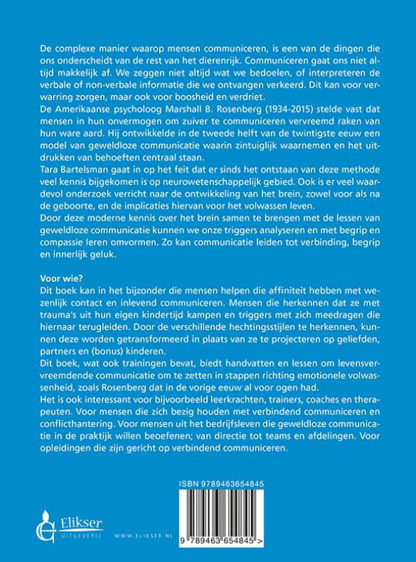 Achterkant van Geweldloze communicatie in de praktijk