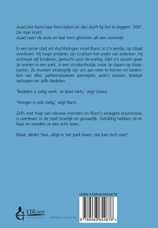 Achterkant van Team Rami