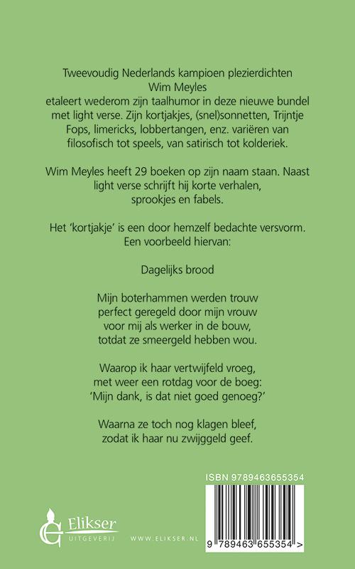 Achterkant van Kortjakje