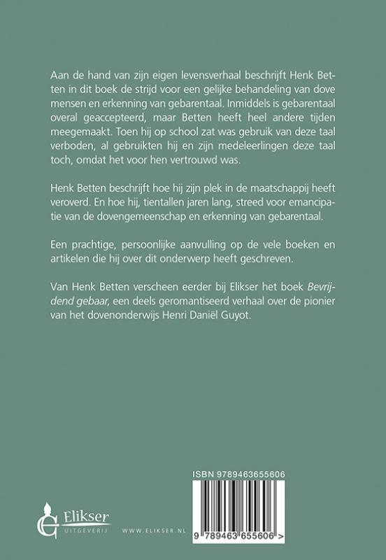Achterkant van Van taboe naar erkenning