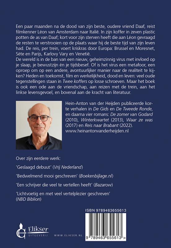 Achterkant van Twee koffers
