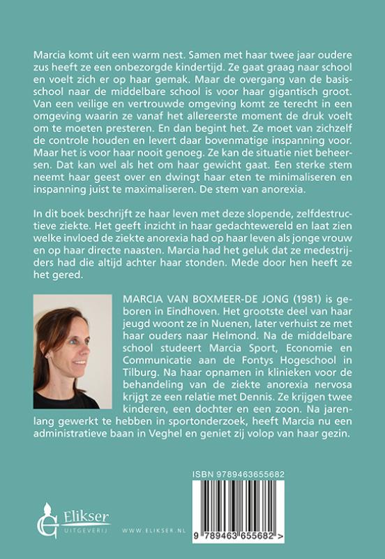 Achterkant van Samen met en tegen anorexia