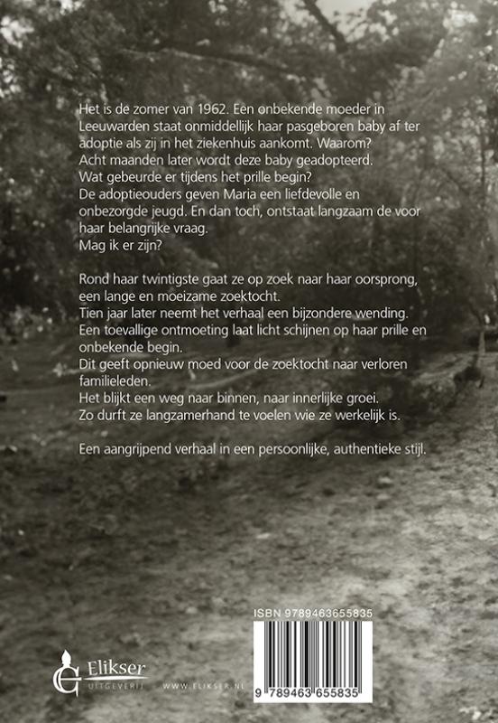 Achterkant van Klein maar dapper