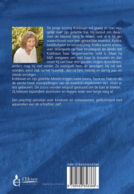 Achterkant van De blauwe berg