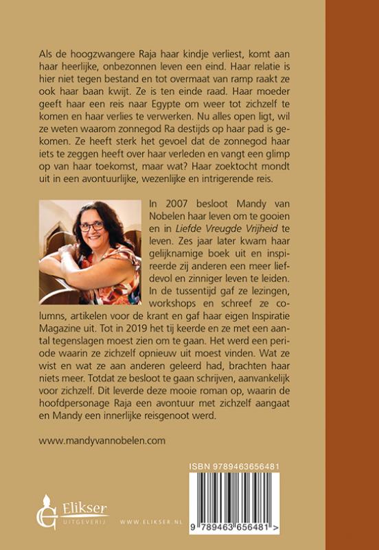 Achterkant van Op weg naar de gouden zon
