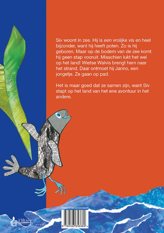 Achterkant van De wandelvis
