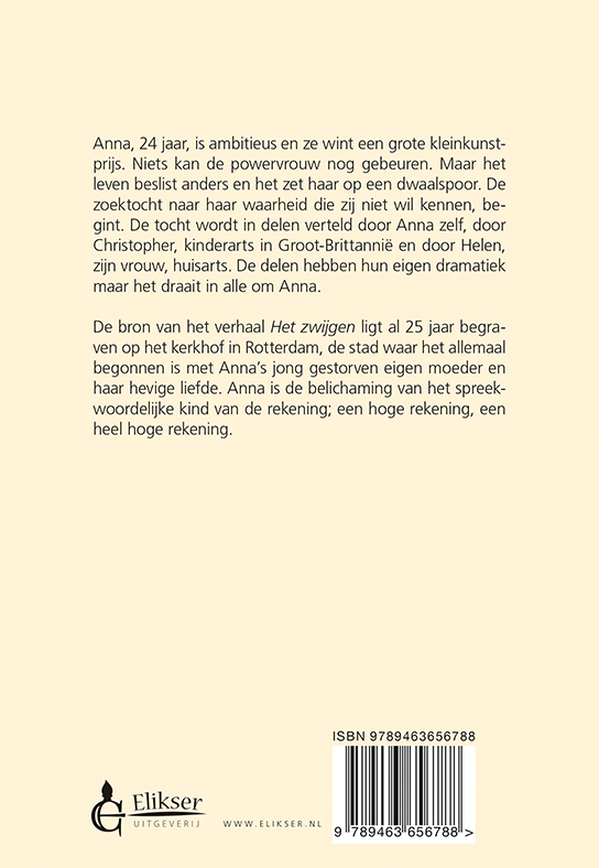 Achterkant van Het zwijgen