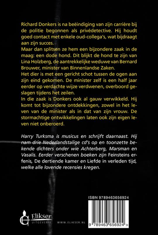 Achterkant van Het geheim van Lina Holzberg