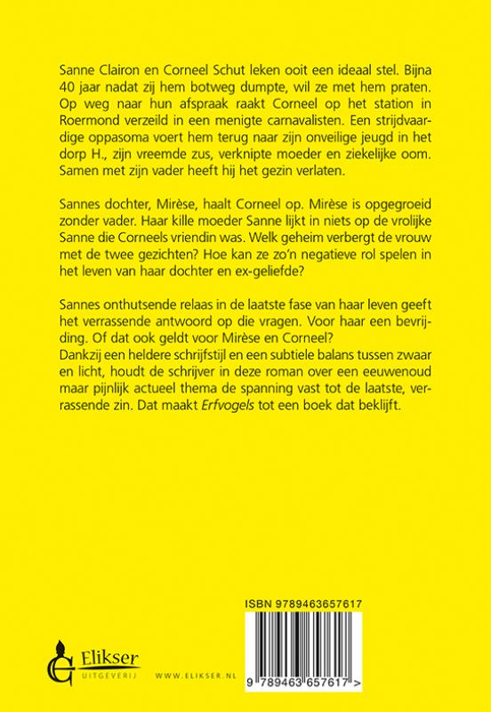 Achterkant van Erfvogels