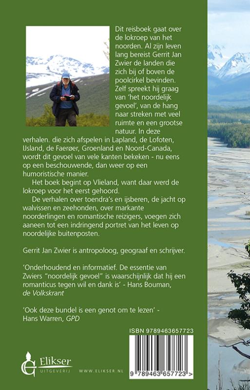 Achterkant van Het noordelijk gevoel