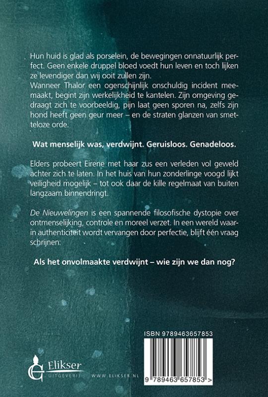 Achterkant van De Nieuwelingen