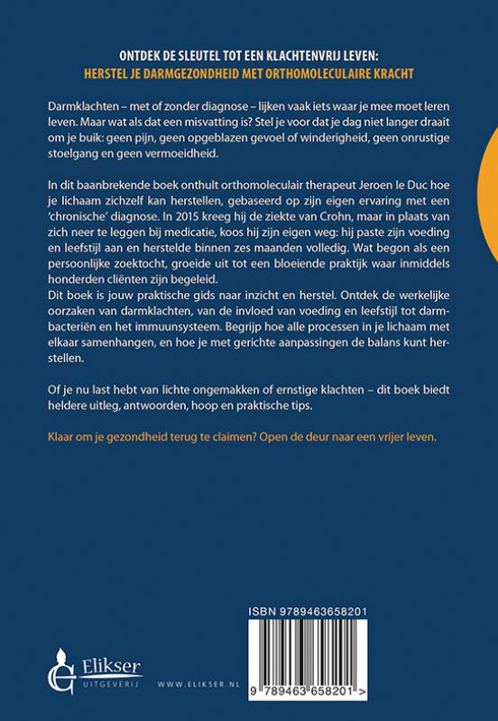 Achterkant van Eerste hulp bij darmklachten