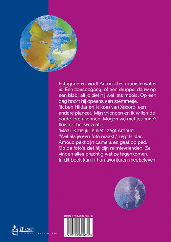 Achterkant van Een dagje op aarde