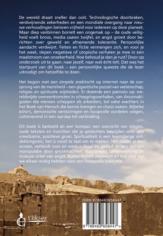 Achterkant van Een reis langs scheppingsverhalen