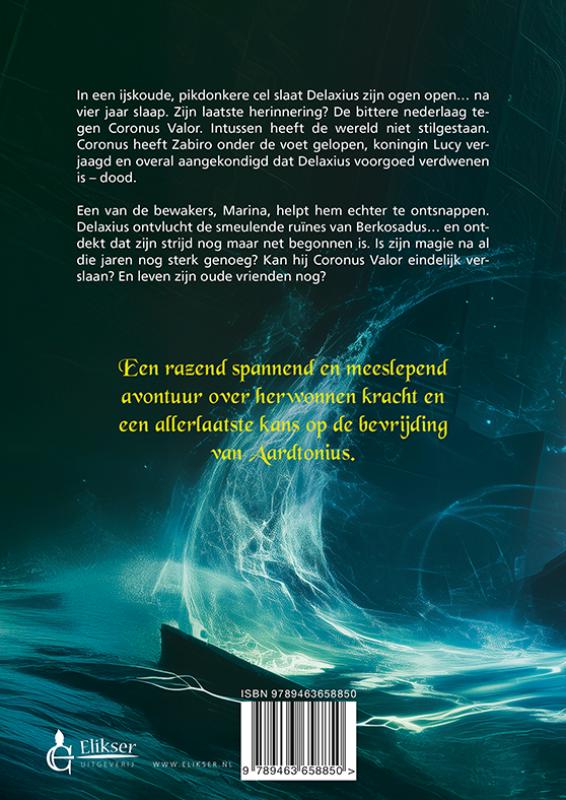 Achterkant van Delaxius en de strijd om Aardtonius