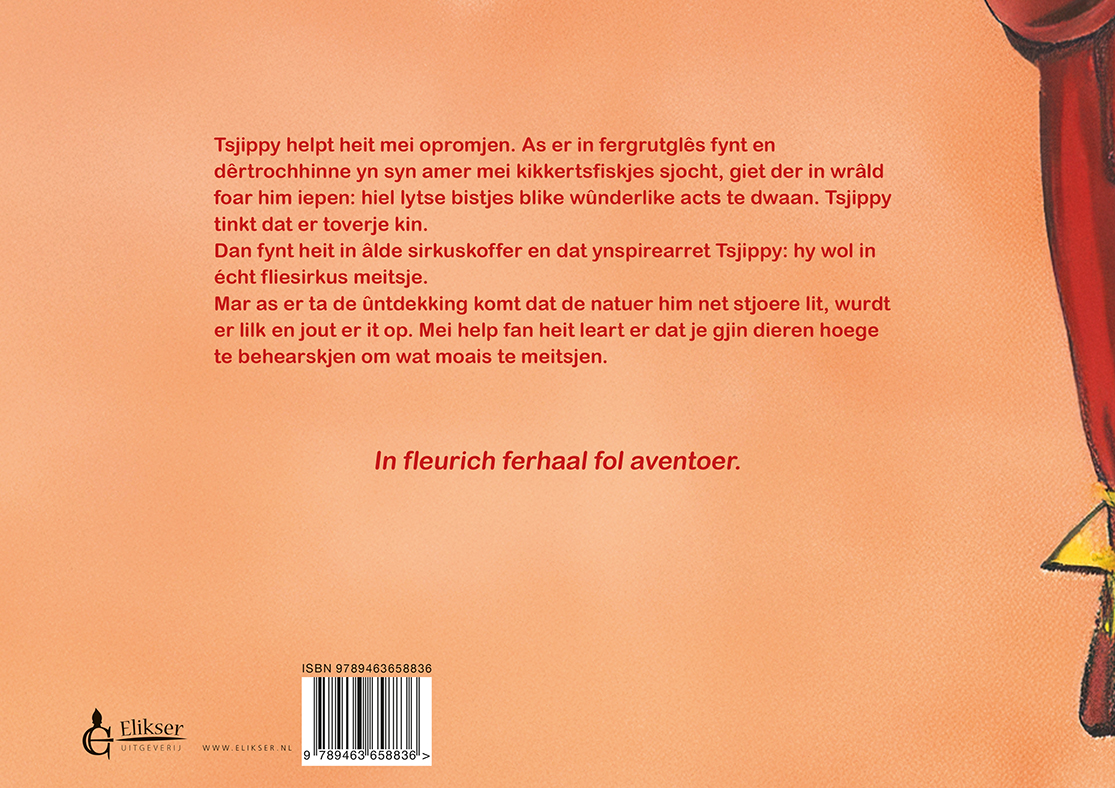 Achterkant van Tsjippy syn fliesirkus