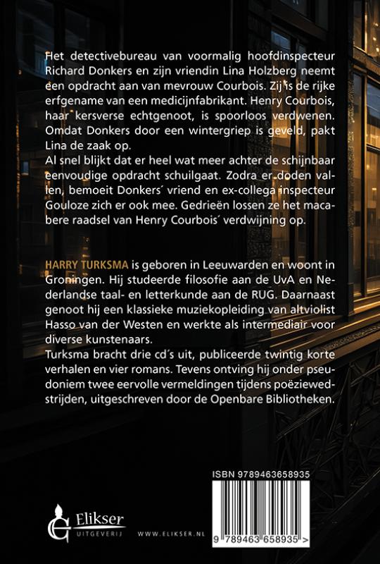 Achterkant van De verdwenen minnaar