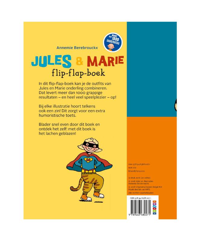 Achterkant van Jules & Marie Flip-Flap-Boek