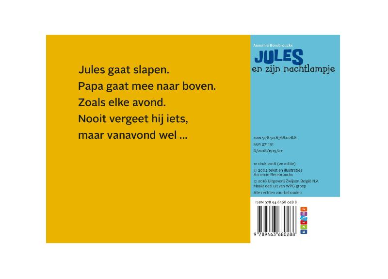 Achterkant van Jules en zijn nachtlampje