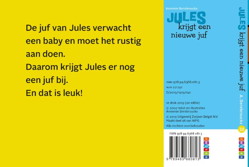 Achterkant van Jules krijgt een nieuwe Juf