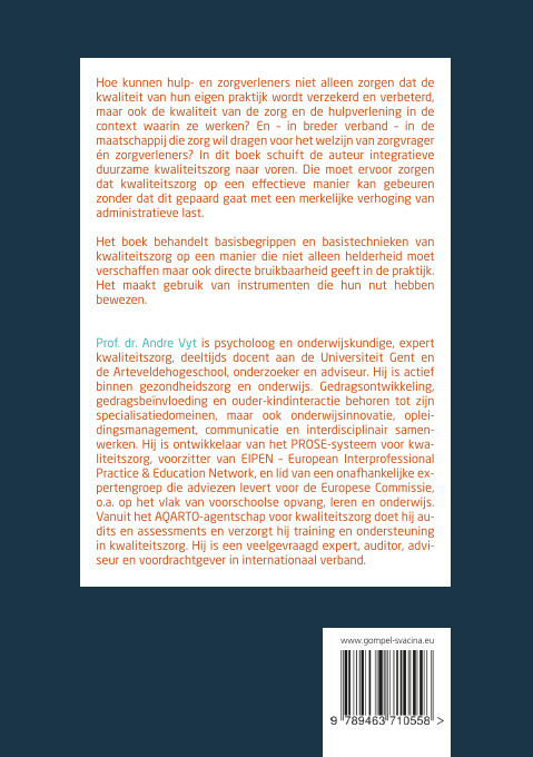 Achterkant van Samen werken aan kwaliteit in zorg en welzijn