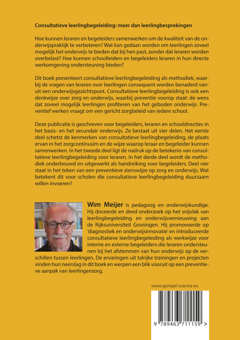 Achterkant van Consultatieve leerlingbegeleiding