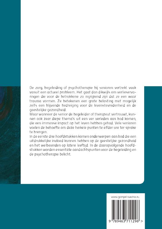 Achterkant van Trauma en ouderenzorg