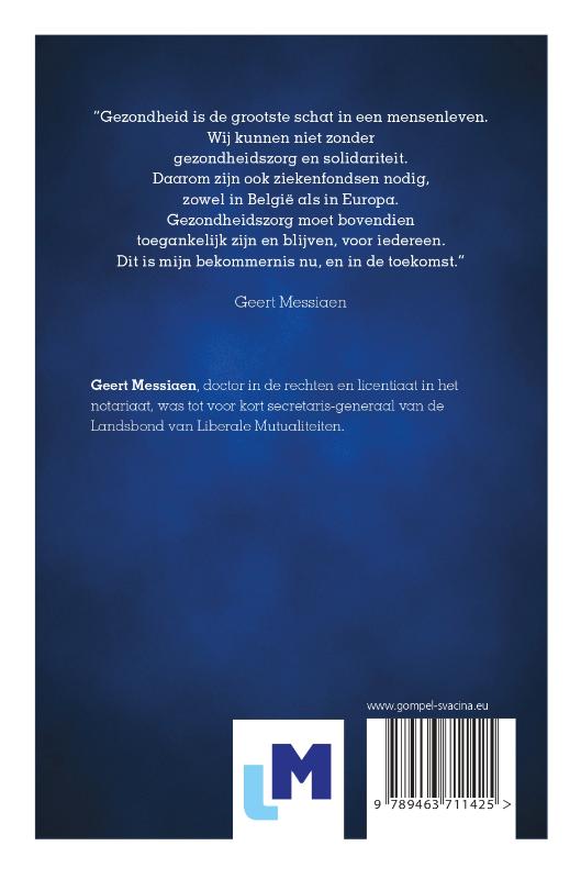 Achterkant van Geert Messiaen samengevat