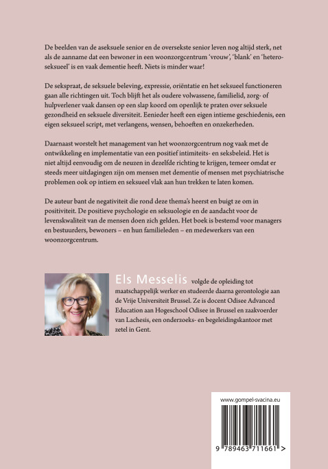 Achterkant van Intimiteit en seksualiteit in woonzorgcentra