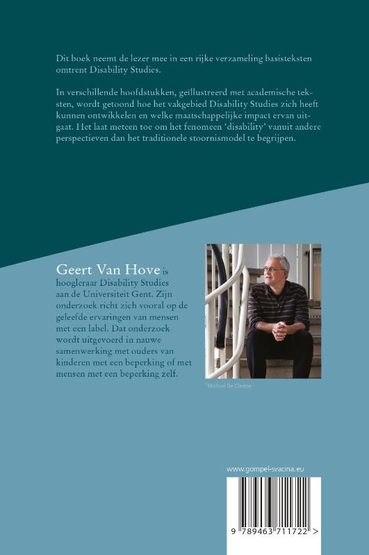 Achterkant van Disability Studies