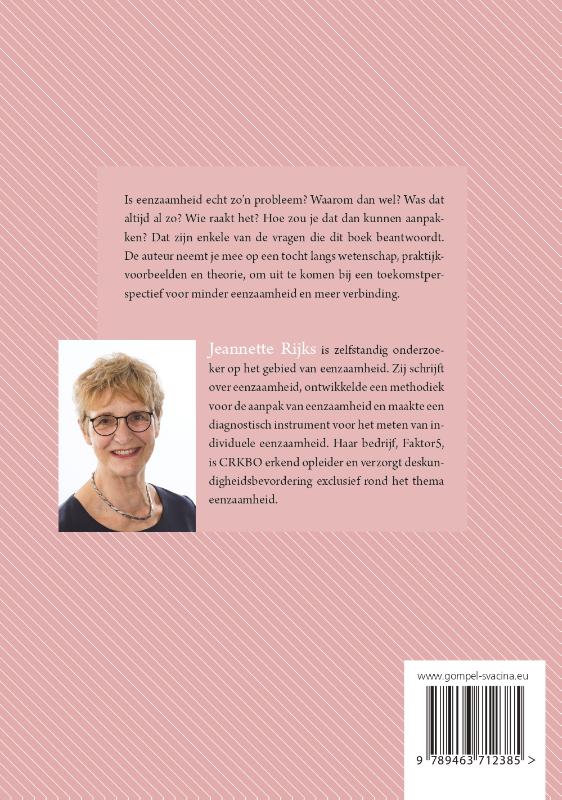 Achterkant van De eenzaamheidsparadox
