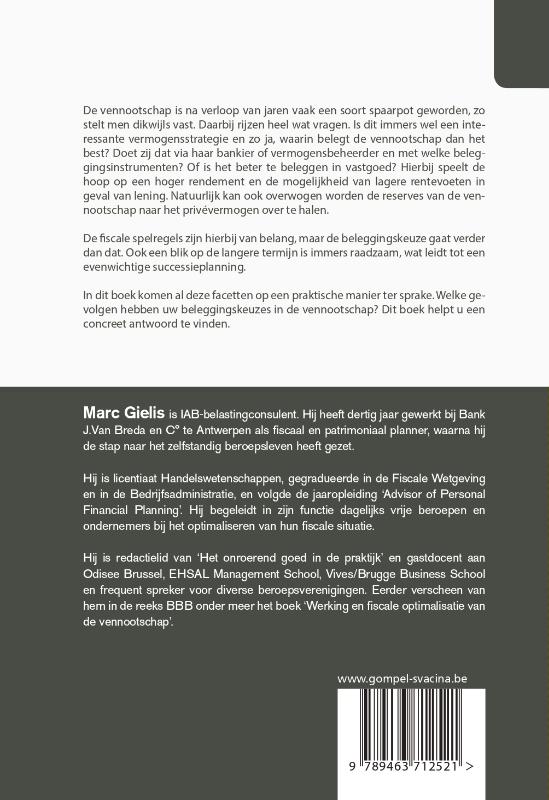 Achterkant van 44-Beleggen via de vennootschap of privé
