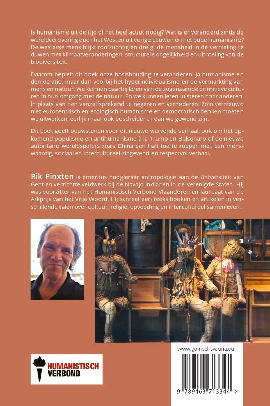 Achterkant van Humanisme in woelige tijden