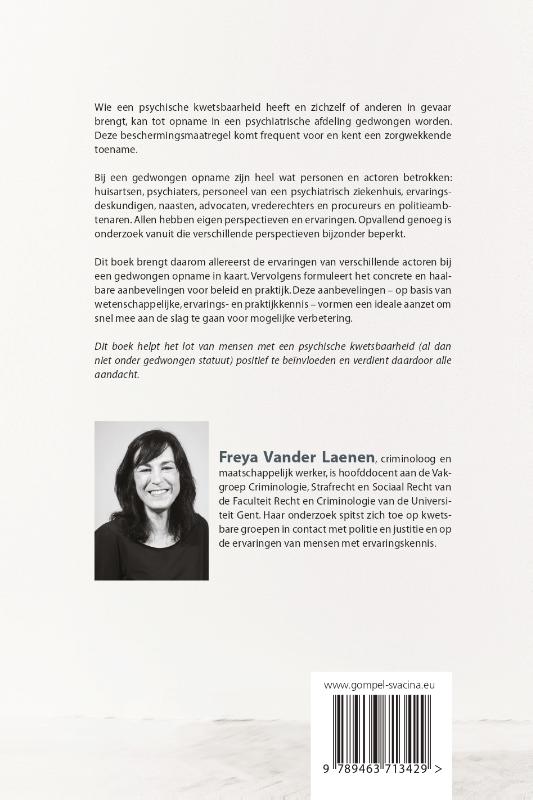 Achterkant van Gedwongen opname