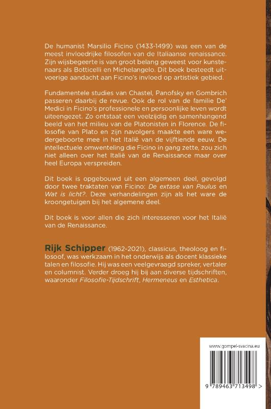 Achterkant van Filosofie van het licht